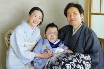 車椅子着物　袴　成人式　卒業式　神奈川県　身体障害　知的障害