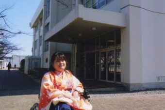車椅子着物　女袴　卒業式　香川県　身体障害　知的障害　名古屋
