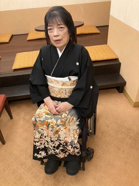 車椅子着物　留袖　結婚式　埼玉県　身体障害　名古屋