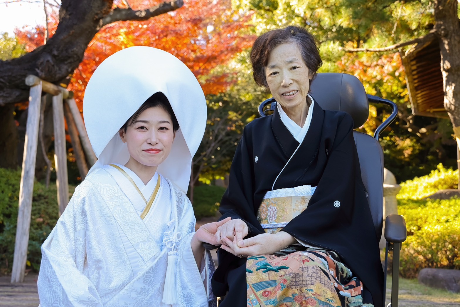 車椅子着物　留袖　結婚式　香川県　身体障害　名古屋