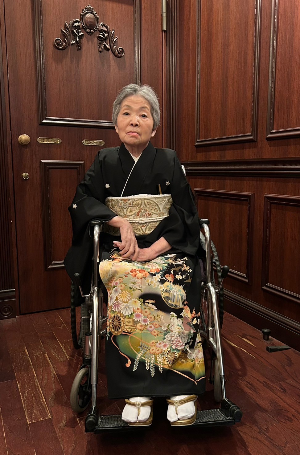 車椅子着物　留袖　結婚式　群馬県　身体障害　名古屋