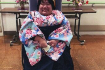 車椅子着物　袴　　卒業式　神奈川県　身体障害　知的障害　名古屋
