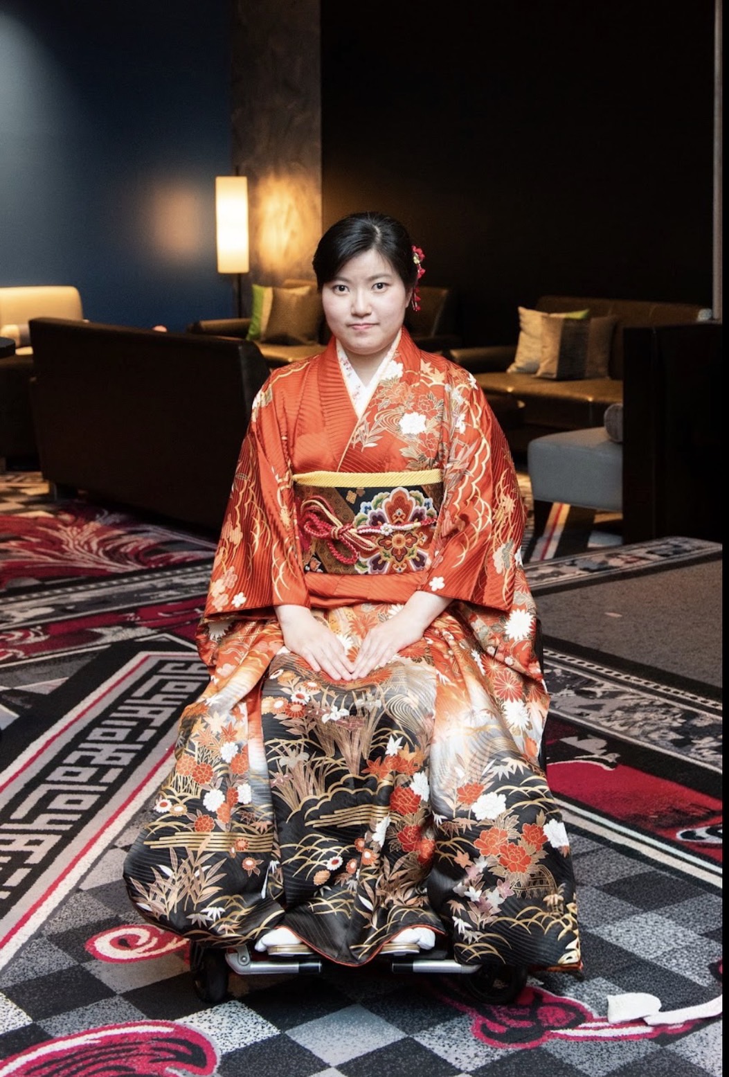 車椅子着物　振袖　結婚式　東京都　身体障害　知的障害　名古屋　ユニバーサルデザイン