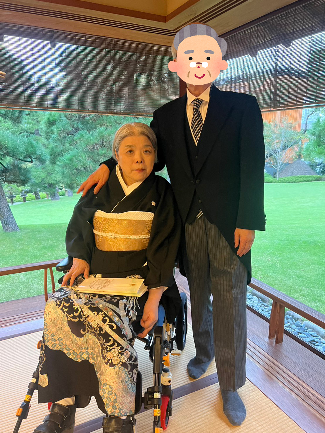 車椅子着物　留袖　結婚式　東京都　身体障害　名古屋